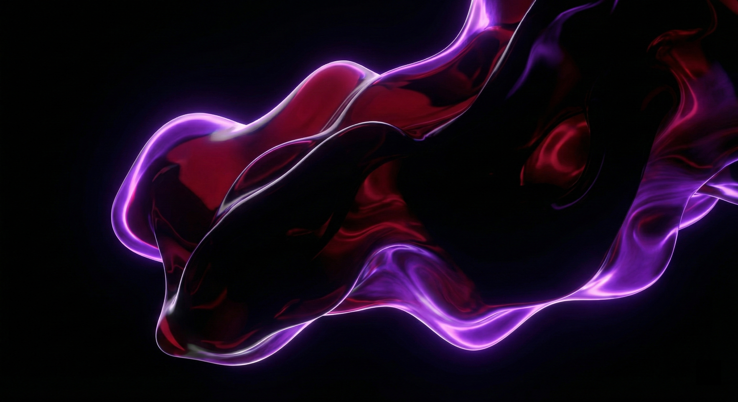 Abstract liquid shape